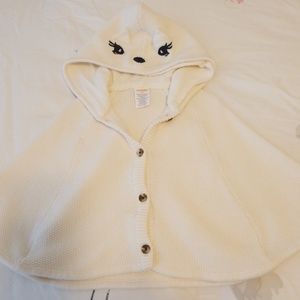 Gymboree cream (off white) cape/ jacket